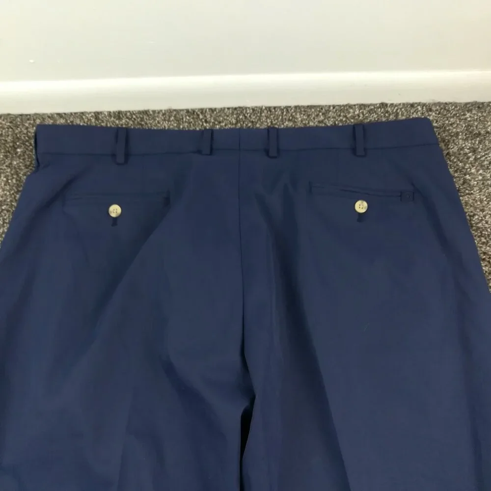 2023 Peter Millar Pants Raleigh Performance Chino Golf 42x28 Navy Blue $160